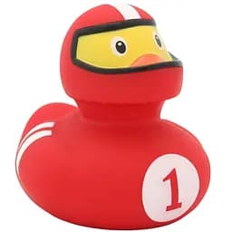 Качка FunnyDucks Гонщик червоний (1869) - мініатюра 2