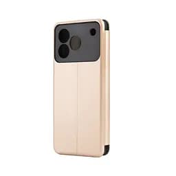 Чехол-книжка для ZTE Blade A76 4G, G-Case, золотой, кожаный чехол-книжка из экокожи (PU) и TPU, с магнитом, с подставкой и вместительным кардхолдером, противоударный, защита всего корпуса, ArmorStandart (ARM89032) - мініатюра 2