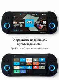 Портативна ігрова консоль TSP PRO Portable (PSP, Palystation 1, Dendy, Sega, JAVA,) 128 gb Black CrossMix OS та Android TV - мініатюра 3
