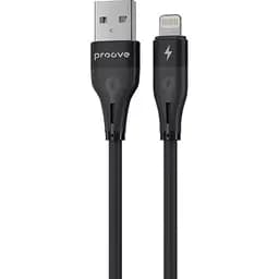 Кабель Proove Soft Silicone USB-A to Lightning 1m Black (CCSO20001101) [133328] - мініатюра 2
