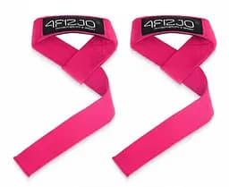 Лямки для становой тяги 4FIZJO Deadlift Straps Pink (P-5905973402293)