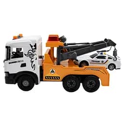 Ігровий набір TechnoDrive серії Mid Truck - Евакуатор Scania з машиною поліції (3004KS) - мініатюра 2