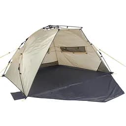 Намет пляжний тримісний Uquip Speedy XL UV 50+ Sand/Grey (241007)