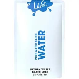 Пробник лубриканта Wet Water на водной основе 3 мл (ROZ6501053544)
