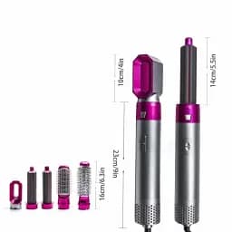Стайлер 5 в 1 Zapper Hot Air Styler для різних типів волосся з функціями надання об'єму, випрямлення, укладання - мініатюра 3