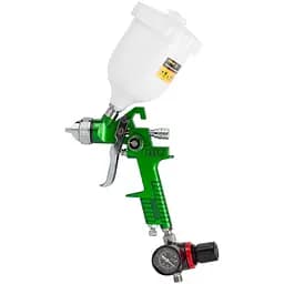 Фарборозпилювач Sigma HVLP 1.4 мм з редуктором та верхнім баком 600 мл (6812081)