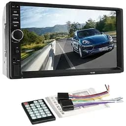 Автомагнитола 4Max MP5 7012B сенсорным дисплеем 7, 1080P и дистанционным управлением 2 DIN Bluetooth черный