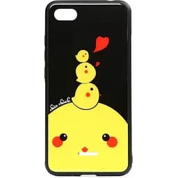 Чохол-накладка Toto Cartoon Print Glass Case Xiaomi Redmi 6A Chicken Chick