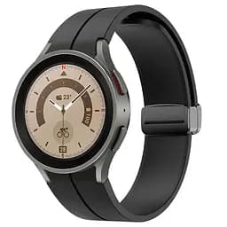 Браслет Samsung Galaxy Watch 6 Classic 43mm 6 Classic 47mm - чорний ширина кріплення 20мм силікон Watchbands Cls-black (W34-443242342) - мініатюра 2