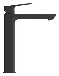 Змішувач для умивальника XL-розміру Grohe Cubeo 1017292430 Чорний матовий - мініатюра 2