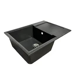 Кухонная мойка Adamant HORIZON MEDIUM графит 700x500x230 мм, с крылом 70 см