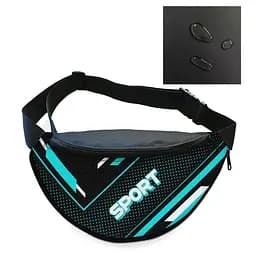 Сумка-бананка чоловіча/жіноча Sport 32×16 см з розширювачем поясна сумка або сумка через плече (02875)