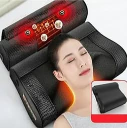 Роликова масажна подушка Paradise G-23 (прогрів, ароматизація) Чорний