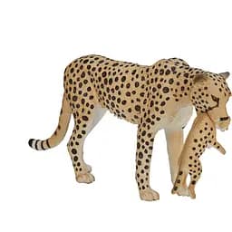 Игровая фигурка Mojo Cамка гепарда с детенышем (387167)