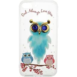 Чохол-накладка Toto TPU Case Decorative Stones IPhone 7 Plus/8 Plus Owls Cold Ice