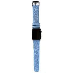 Ремінець Bling World Rock Diamond для Apple Watch 42(ser.1-3)/44/45/46/49mm Блакитний - мініатюра 2