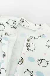 Чоловічок для новонароджених Cute Lambs зі швами назовні - мініатюра 3