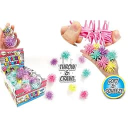 Гра антистрес, Е-їжачок, насадка-липучка на олівець, 4 кольори, 16x23x9.5 см