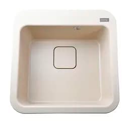 Гранитная мойка Globus Lux Barbora слоновая кость 510x510 мм, Бежевый