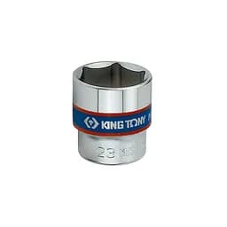 Головка торцева хромована 3/8" KING TONY, 17 мм (6 гран.)