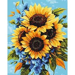 Картина за номерами "Букет соняхів" BS54376, 40х50 см