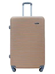 Валіза велика L ABS-пластик Milano bag 004 75,5×50×33,5см 105л Шампань