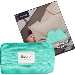 Ковдра Lionelo Bamboo Blanket Green Mint 100х75 см (LO-BAMBOO BLANKET GREEN MINT) - мініатюра 4