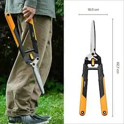 Ножиці для живоплоту Fiskars DualAction HSX96, 22 см (1080134) - мініатюра 4