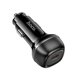 Автомобільний зарядний пристрій HOCO Z58 Rank single port PD30W car charger чорний - мініатюра 8