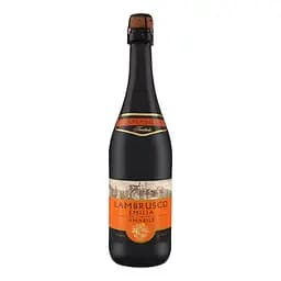 Вино ігристе Fontale Lambrusco Emilia Rosso Amabile червоне напівсолодке 0.75 л - мініатюра 2