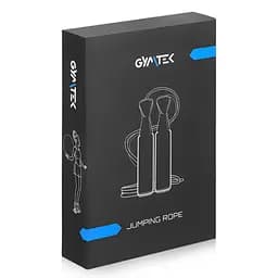 Скакалка Gymtek швидкісна з підшипниками чорна - мініатюра 5