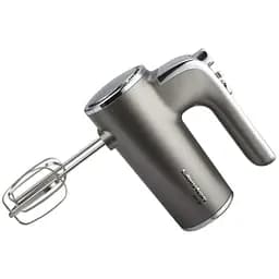 Міксер Liberton LHM-2807, Gray, 600W, ручний, 5 швидкостей, вінчики, гаки для замісу тіста