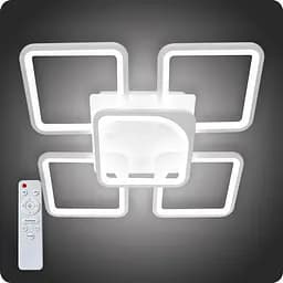 Люстра світлодіодна 517 Dlight з пультом 115Вт Білий (02067)