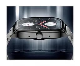 Розумний годинник Xiaomi Amazfit Pop 3s Metal Black Metallic Strap з металевим ремінцем чорний - мініатюра 2