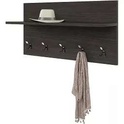 Вішалка на стіну Еверест Соната-800 80х40 см венге темний (EVR-2123)