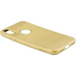 Чохол-накладка Usams Lavan Series Apple iPhone X Gold - мініатюра 4