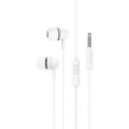 Наушники Borofone BM74 Singer универсальные earphones with microphone белые