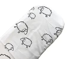 Простынь хлопковая Moontime в коляску "Овечки"