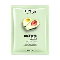 Маска для обличчя Bioaqua з екстрактом авокадо і маслом ши Niacinome Hydrating Shea Mask 25 г