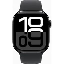 Смарт-годинник Apple Watch Series 10 GPS + Cellular 42mm Jet Black Alu. Case w. Black Sport Band - S/M (MWX63) - мініатюра 2