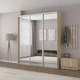 Шафа-купе Idea серія 6 220 x 60 x 210 см Дуб сонома Дзеркало