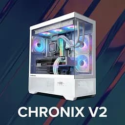 Корпус Zalman Chronix V2 Tempered Glass без БЖ White (CHRONIXV2WHITE) - мініатюра 6