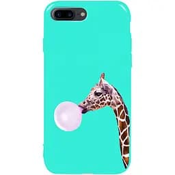 Чохол-накладка Toto Pure TPU 2 mm Print Case Apple iPhone 7 Plus/8 Plus #37 Giraff Gum Mint