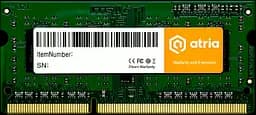 Оперативна пам'ять Atria 4GB SODIMM DDR3 1600MHz (UAT31600CL11SLK1/4)