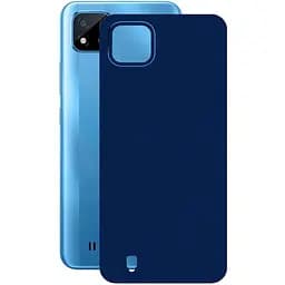 Захисна плівка StatusSKIN для Realme C20A 2021 Корпус Вініл Синій металік