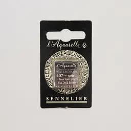 Акварельна фарба Sennelier, полукювета, S1, Коричневий Ван Дейка (Van Dyck Brown)