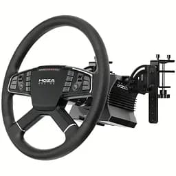 Кермо і педалі Moza Racing R5 Trucking Bundle for PC 14 кн. подв. педалі SR-PLite кермо TSW - мініатюра 2