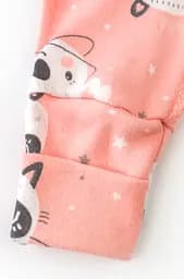 Натільний комбінезон зі швами назовні для новонародженої Pink Panda