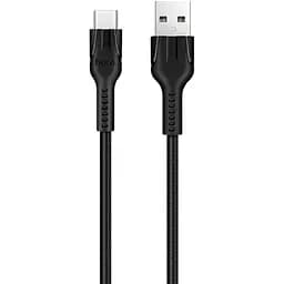 Кабель Hoco U31 Benay Type-C charging cable Чорний