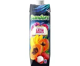 Sandora Carnival of Latin America, 0,95 л, Нектар Банан-Папая-Лічі неосвітлений Сандора